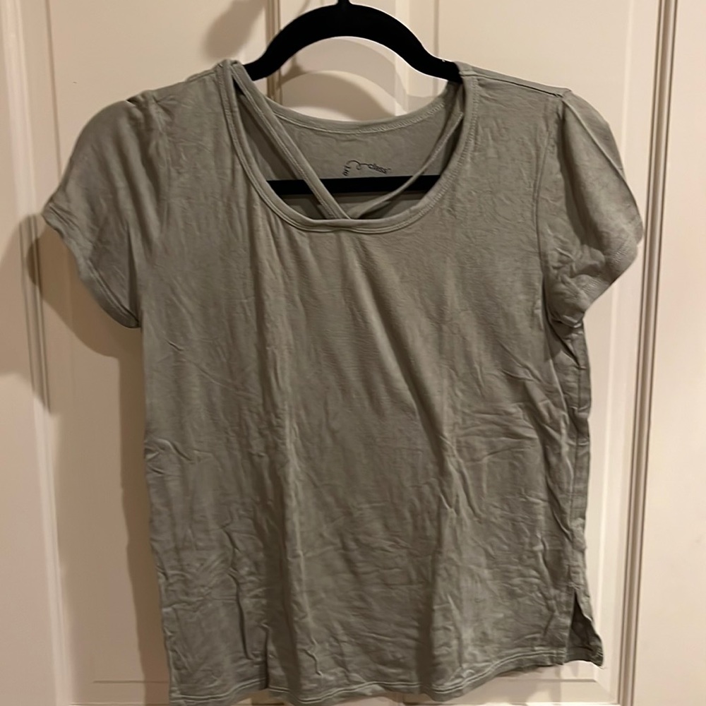 Army green tee